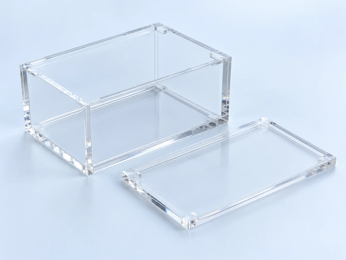 Illustrative acrylic enclosures made from PMMA