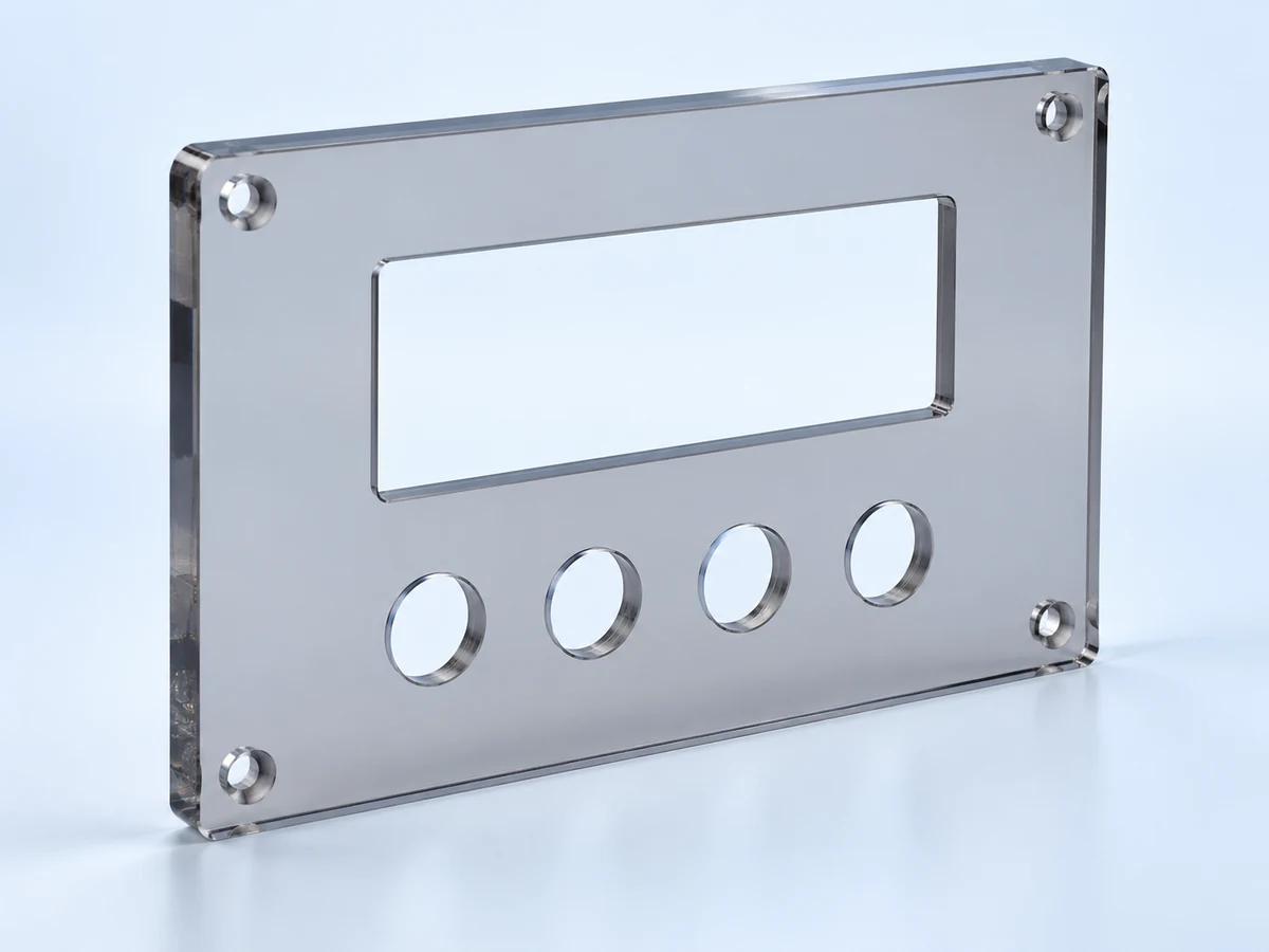 Illustrative acrylic panels made from PMMA