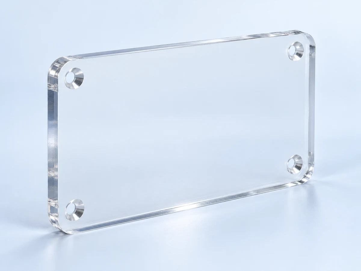 Illustrative acrylic windows made from PMMA