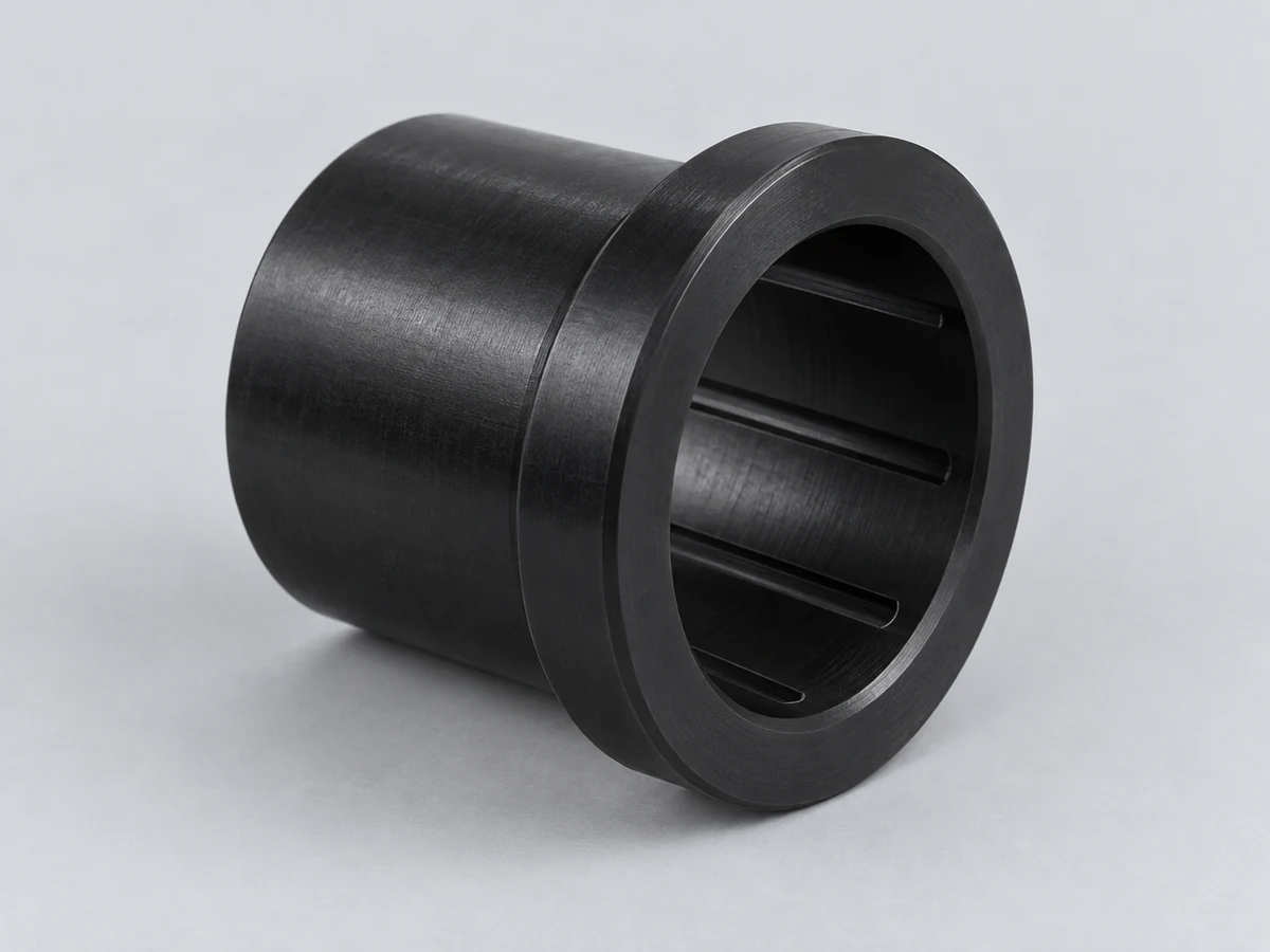 Illustrative CNC machined acetal bearings