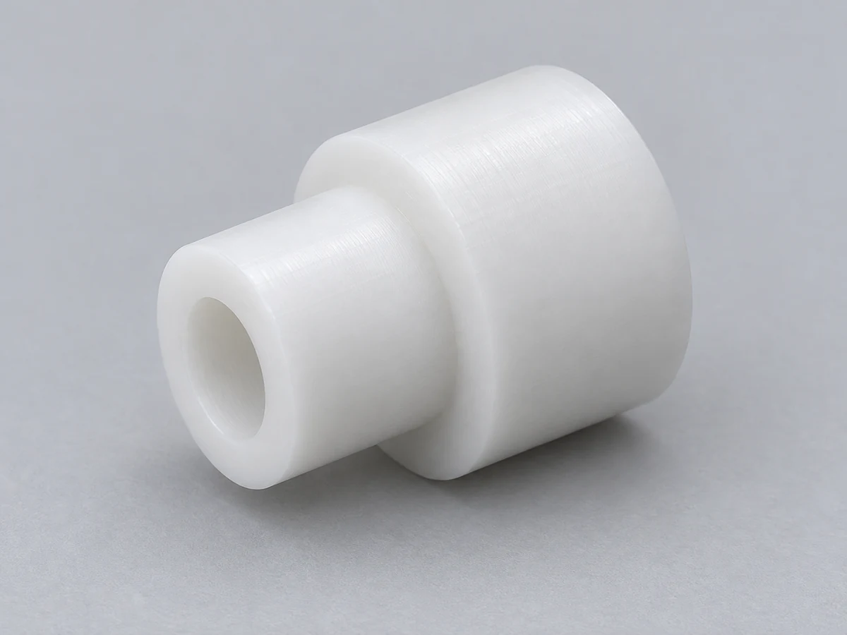 Illustrative CNC machined acetal spacers