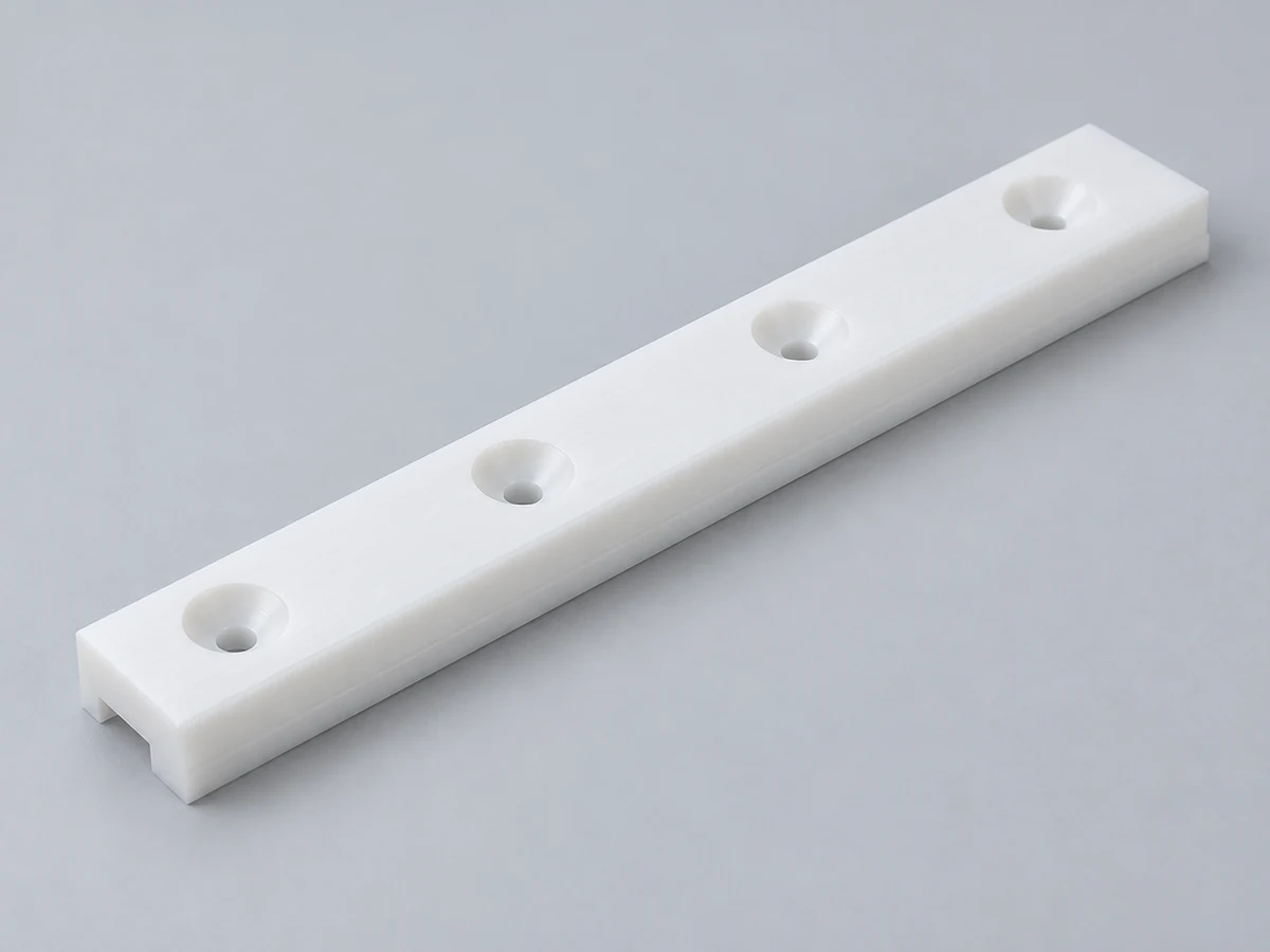 Illustrative CNC machined acetal wear parts