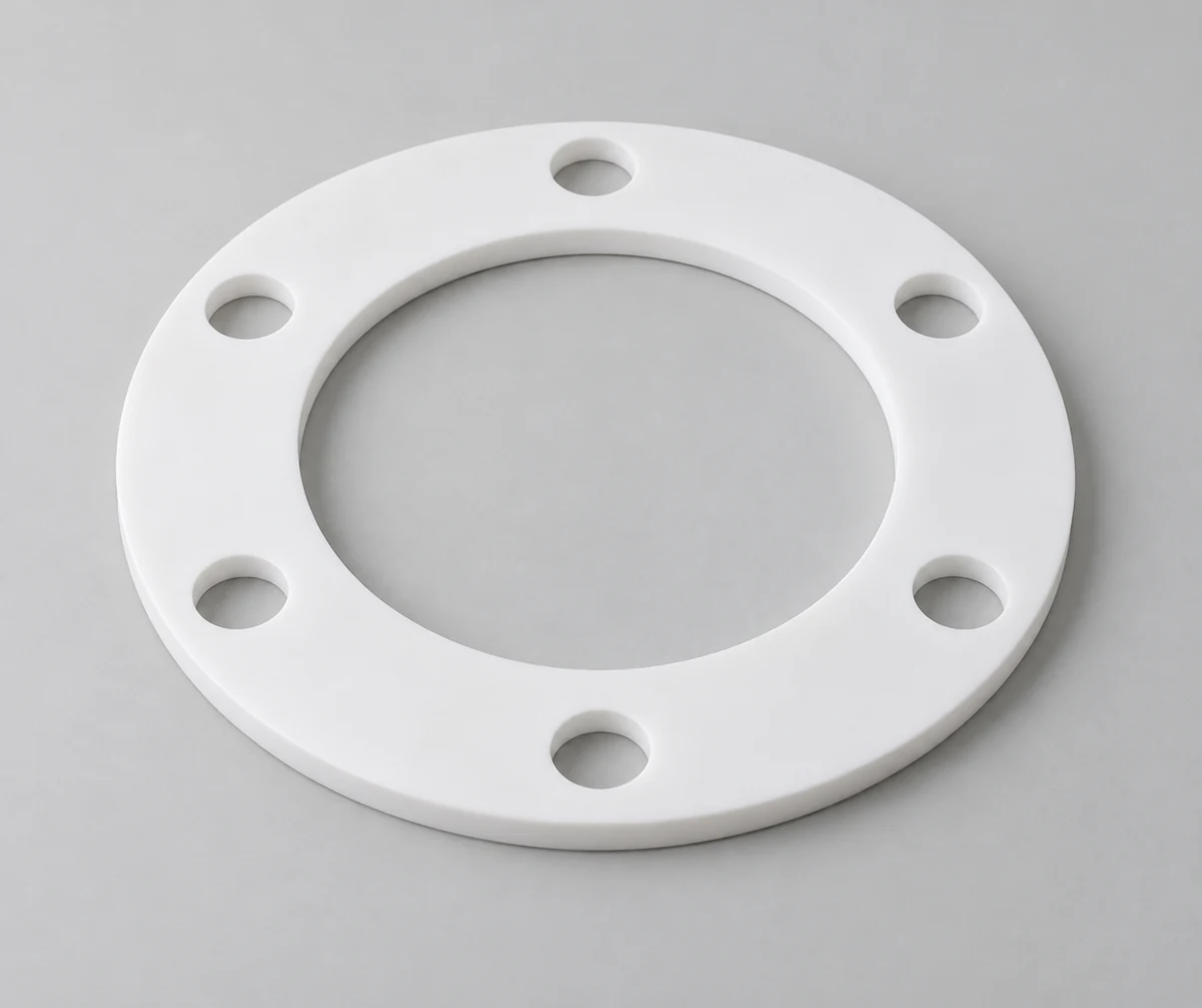 Illustrative bearbeitete PTFE-Dichtungen