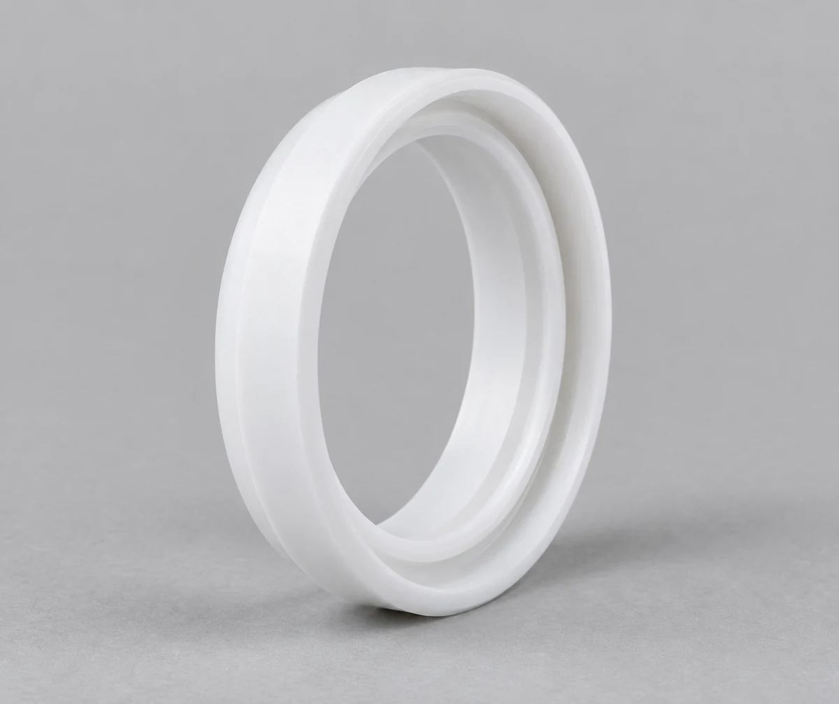 Illustrative bearbeitete PTFE-Dichtungen