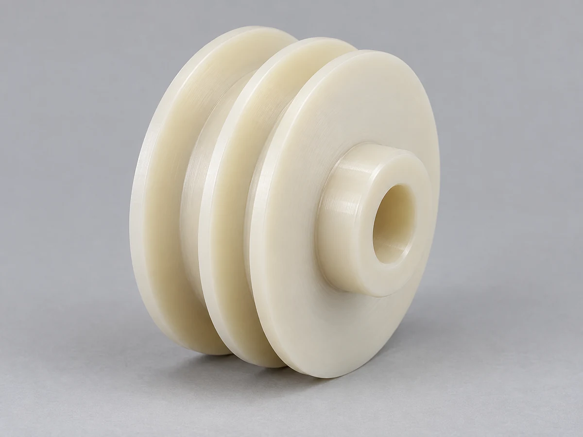 CNC 加工されたナイロンプーリーの例