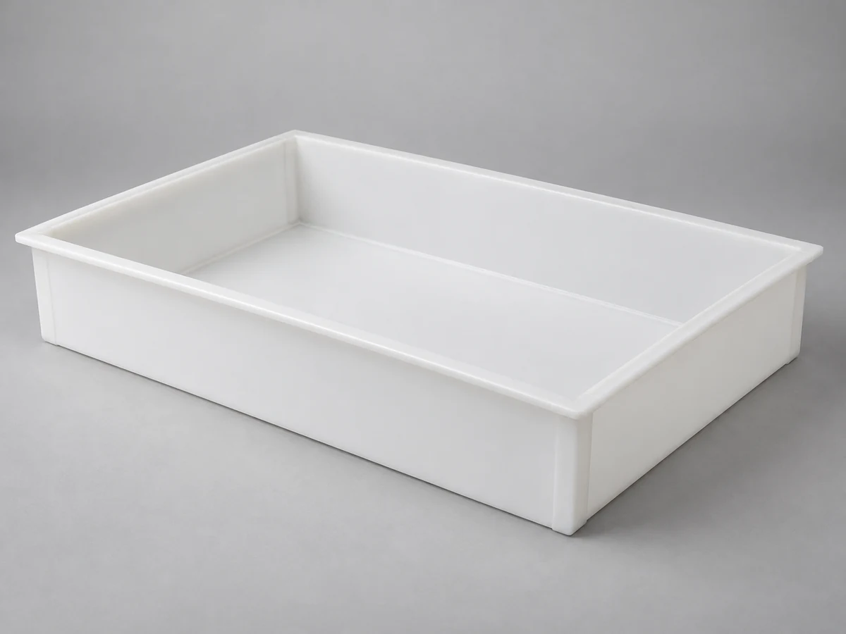 Illustrative plastic trays for custom plastic fabrication