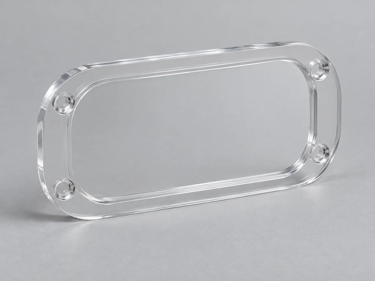 Illustrative plastic windows for custom plastic fabrication
