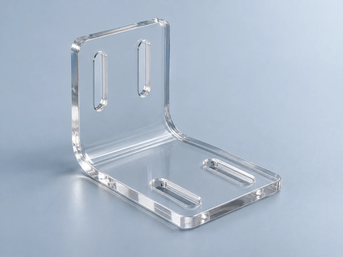 Illustrative custom polycarbonate brackets