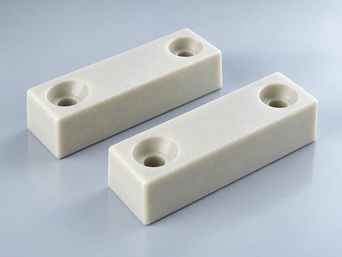 Illustrative custom polycarbonate electrical insulators