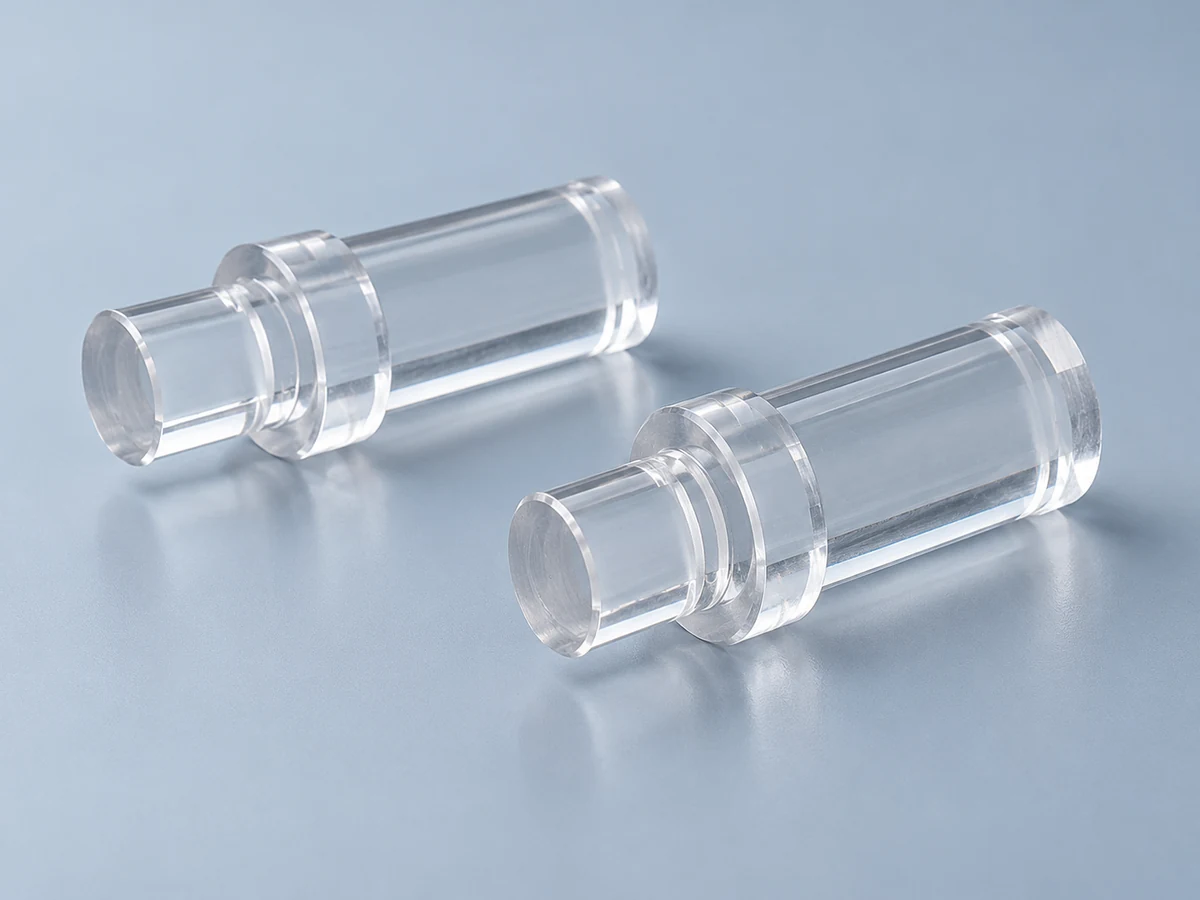 Illustrative custom polycarbonate light guides