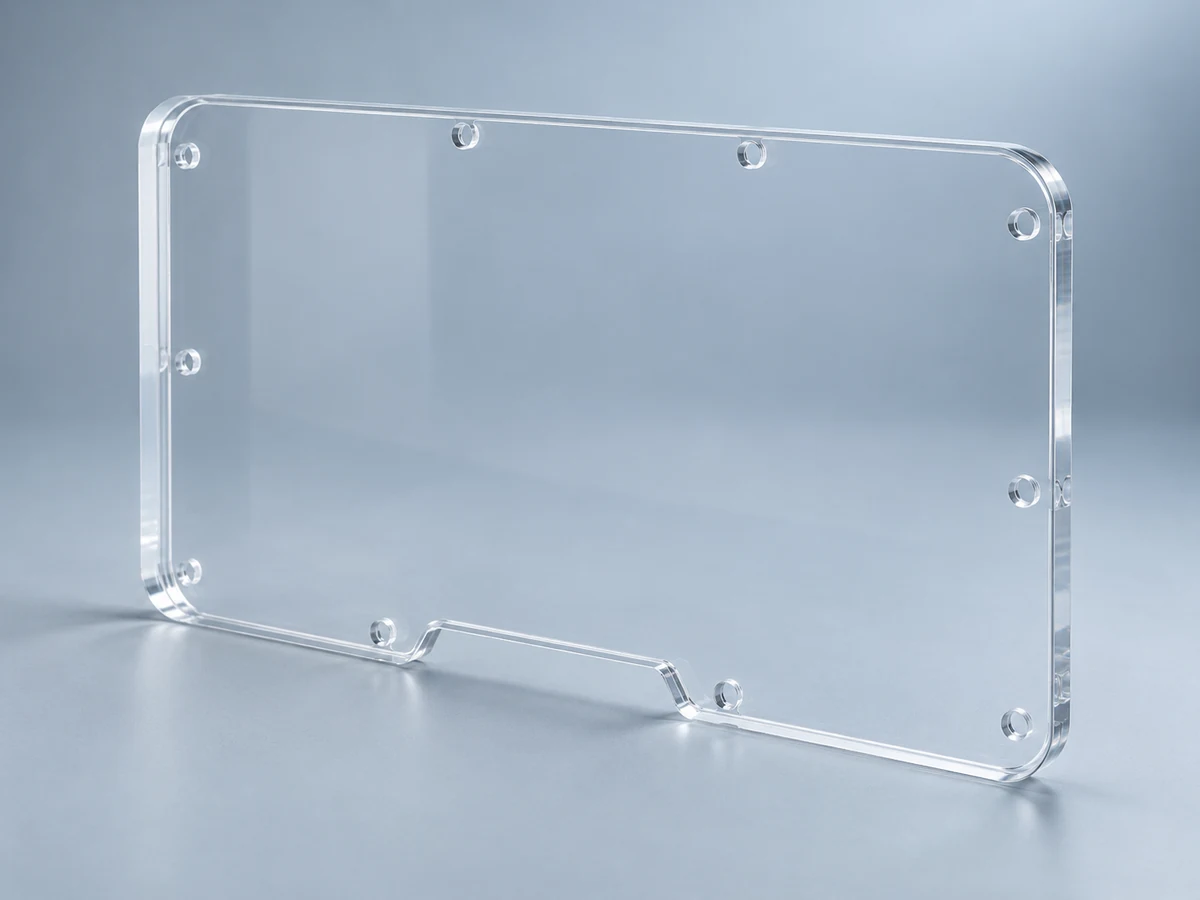 Illustrative custom polycarbonate machine guards
