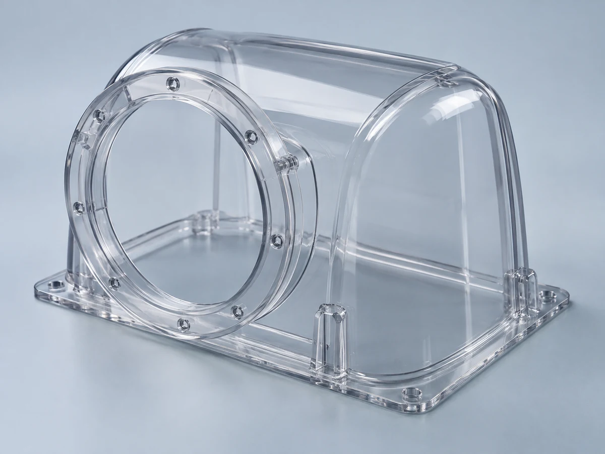 Illustrative custom polycarbonate medical equipment parts