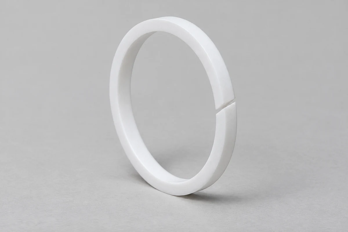 Illustrative bearbeitete PTFE-Ringe