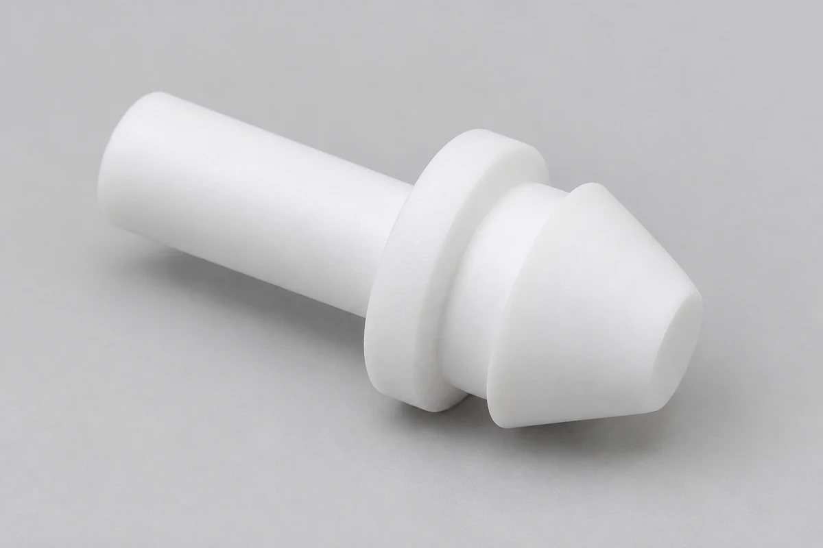 Veranschaulichende bearbeitete PTFE-Ventilkomponenten